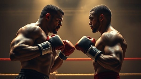 MainGaining muscle growth strategies illustrated with boxers in a ring.