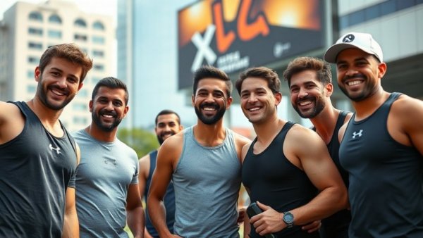 Tom Segura at a lively fitness event showcasing camaraderie.