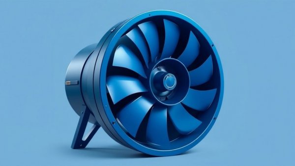 ZAbluefin centrifugal fan design with sleek and modern structure.