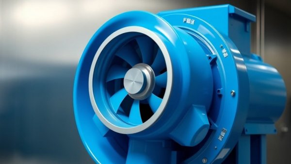ZAbluefin centrifugal fan showcasing efficiency with modern design.
