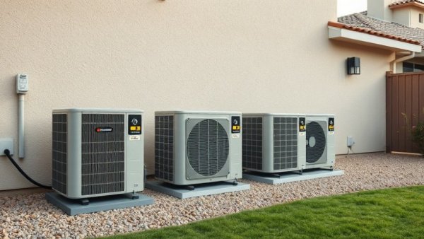 Outdoor air conditioning units highlighting EPA R-410A installation deadline.