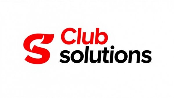 Club Solutions logo in red and black text.