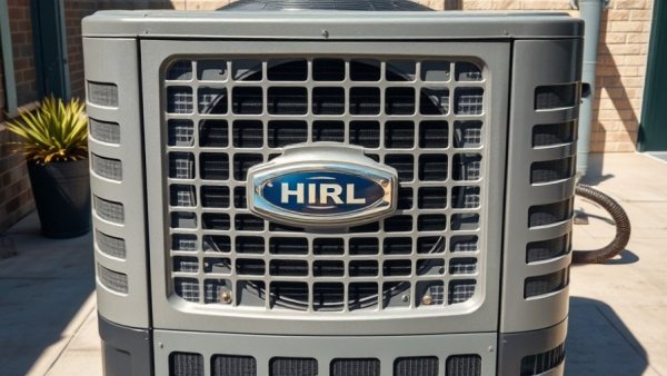 Commercial HVAC orders surge: close-up of a modern unit outdoors