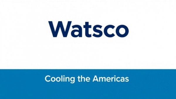 Watsco logo with 'Cooling the Americas' slogan, modern design