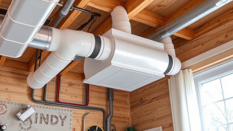 High-quality photo of a mechanical ventilation system in a home.