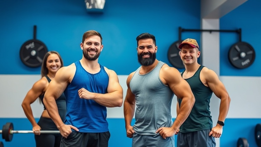 Happy gym owners showcasing their success in belly fat reduction through a daily workout routine.