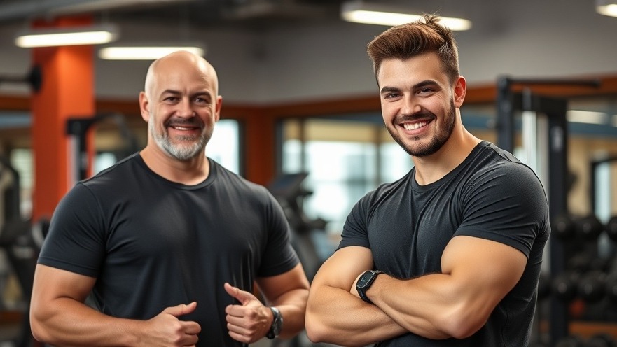 Gym owner and trainer discussing optimal training volume for muscle adaptation.