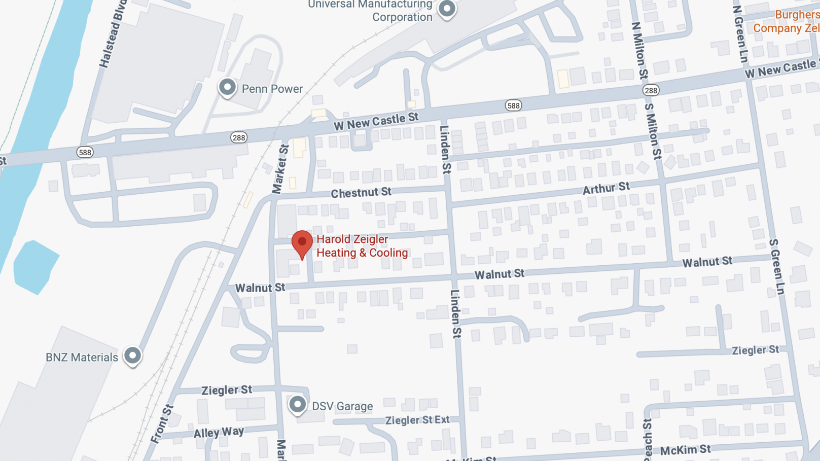 Minimalistic purple hvac logo with a bold white C at center