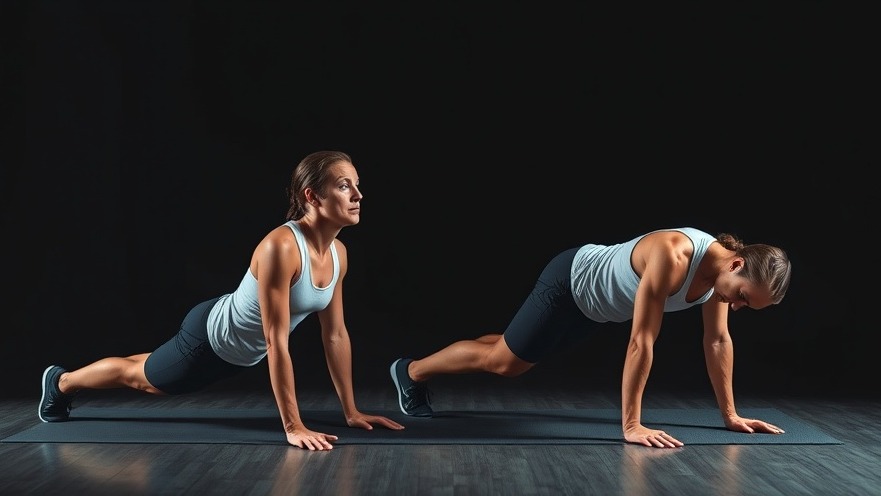 Sportsperson showcasing core strength exercise with plank variations, highlighting technique.