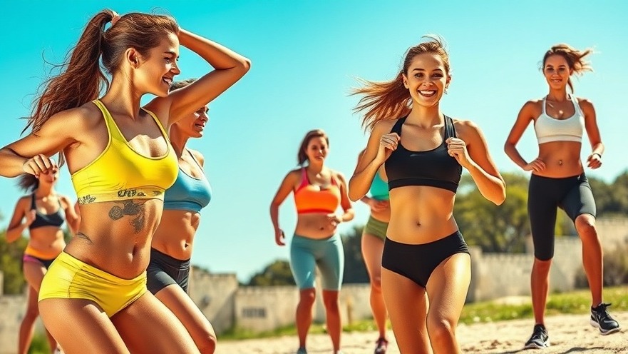 Vibrant collage showcasing toned individuals for the 2025 fitness challenge for beginners.