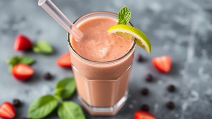 Vibrant orange immunity smoothie with ginger and orange.