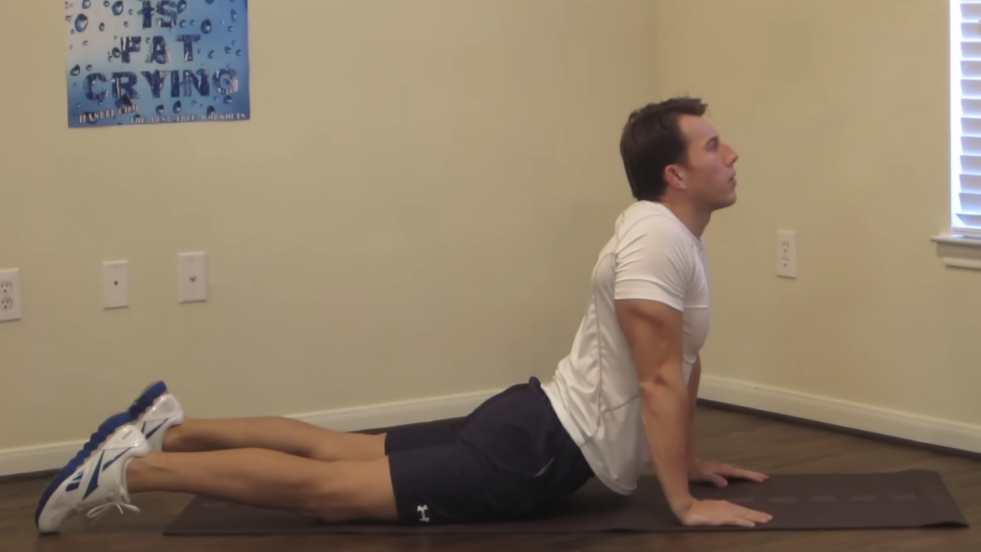 Woman performing lunges in garden for 5-minute lower body workouts