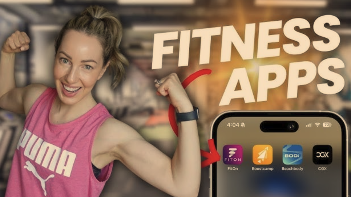 Motivated young woman in sportswear mid-jump, embodying determination and energy.