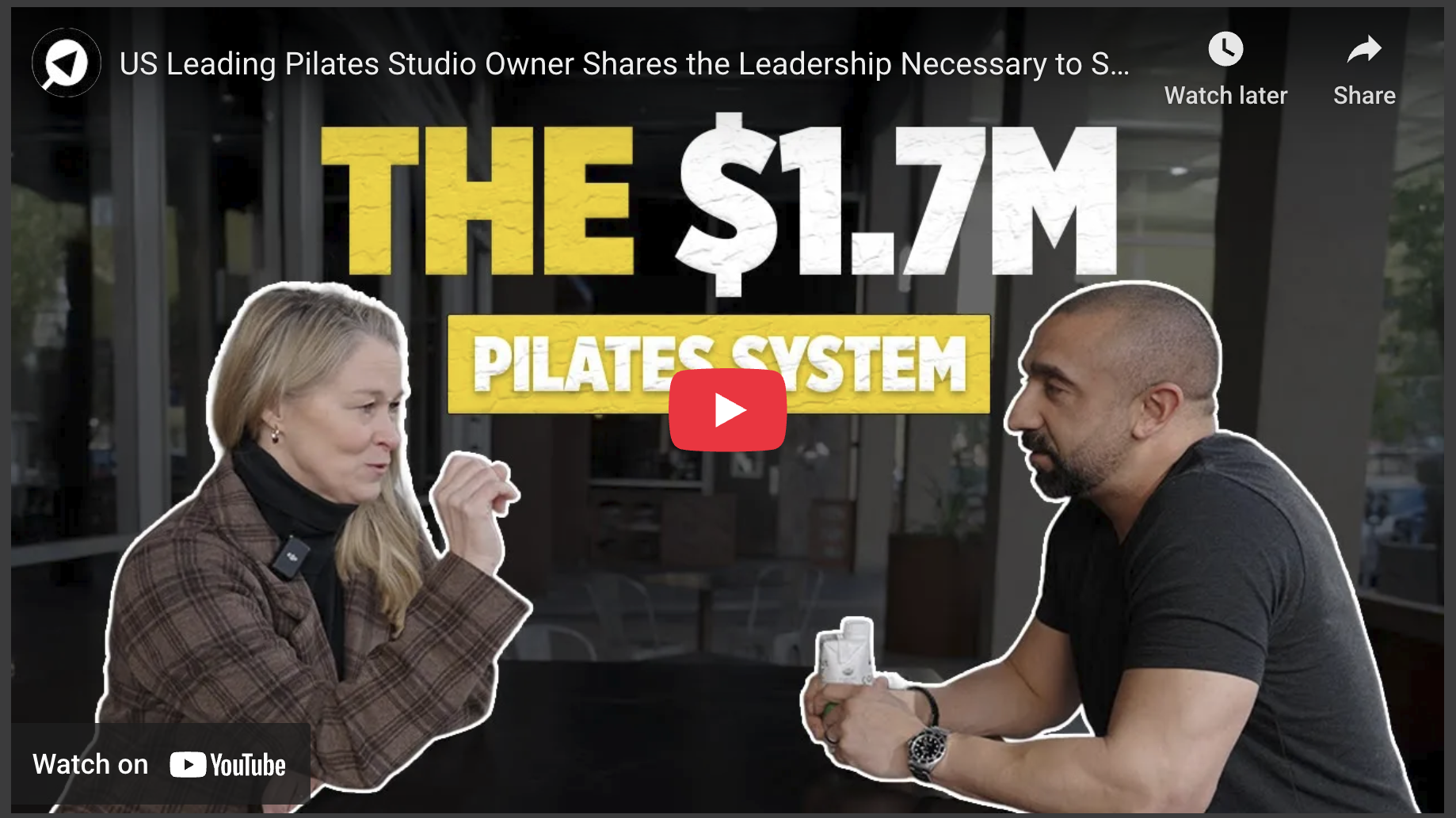 Discussing pilates studio leadership strategies in a modern setting.