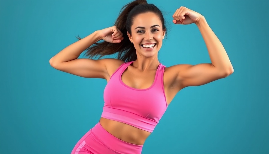 TBC 2025: Woman in pink athletic wear posing confidently.