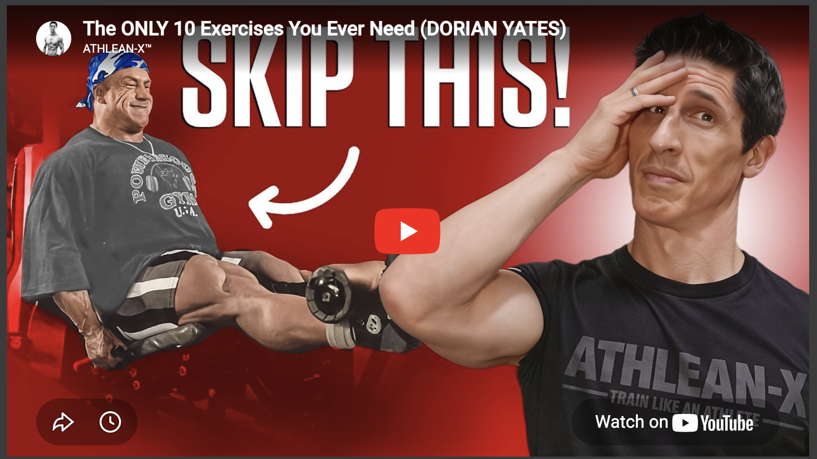 The ONLY 10 Exercises You Ever Need: Fitness advice with cautionary example.