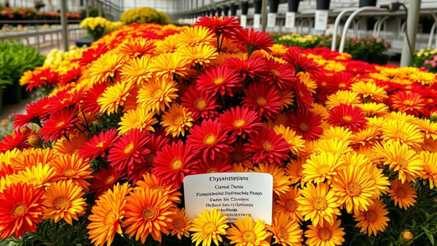 Chrysanthemums in vivid colors with care tips for keeping vibrant mums.