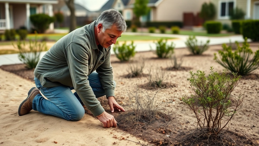 Low maintenance front yard makeover with garden preparation.