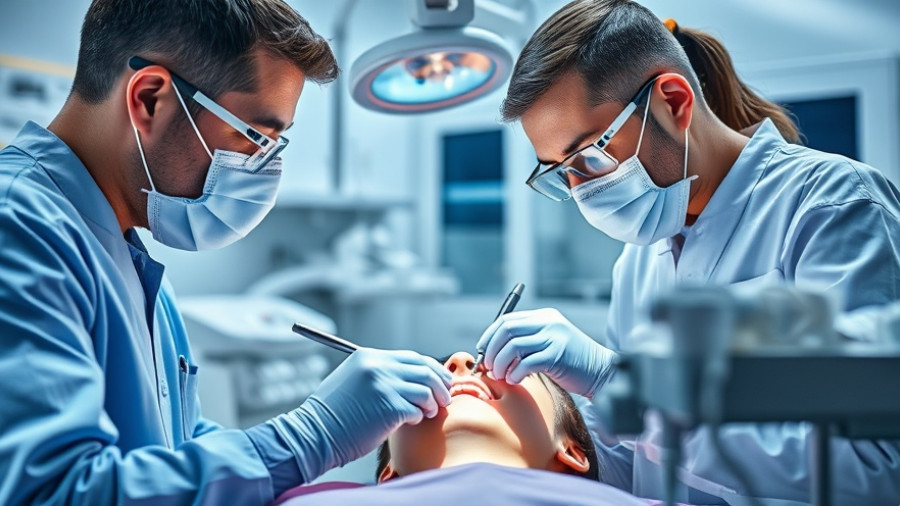 Professional dental team ensuring dental infection prevention.