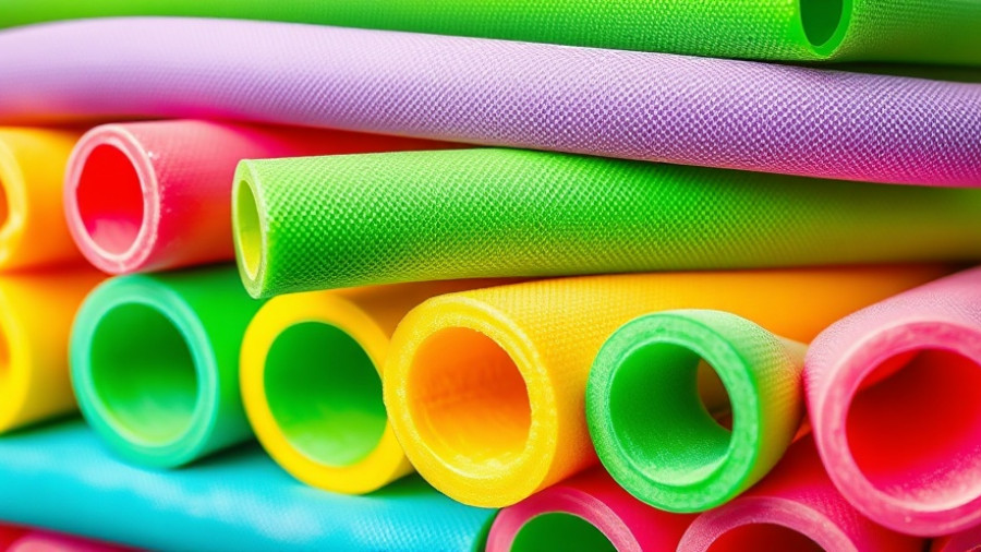 Colorful pool noodles for DIY home decor projects