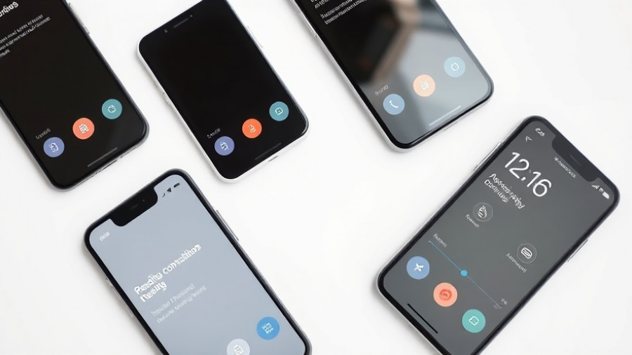 iOS 26 showcasing various accessibility features.
