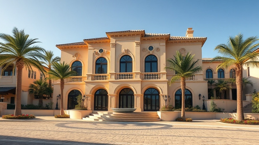 Luxurious Mediterranean-style house enhancing property value with HOA management.