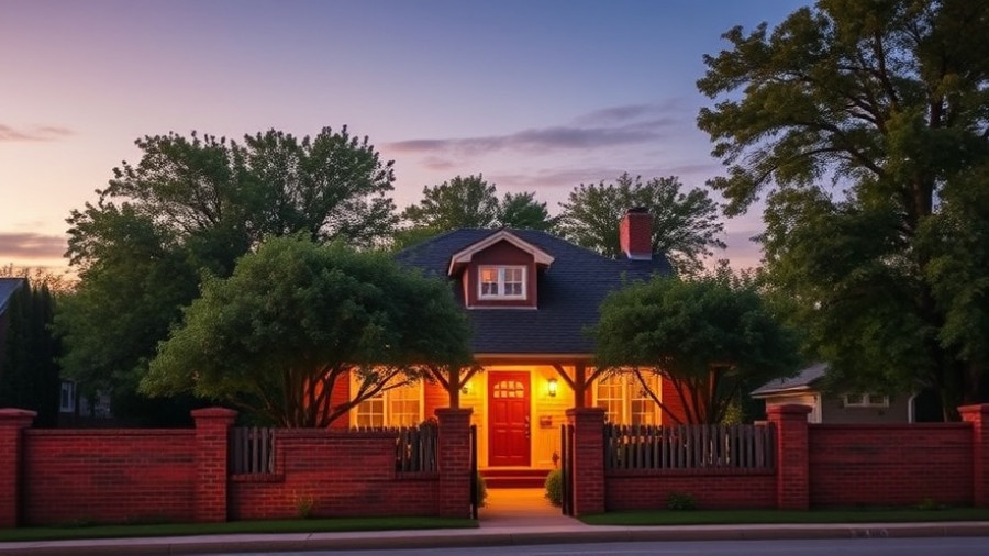 Charming house at dusk illustrating contingent vs pending real estate.