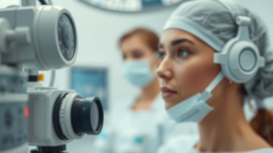 Medical equipment in breast cancer screening clinic.