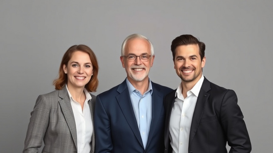 Professional portraits showcasing proactive brain health experts.