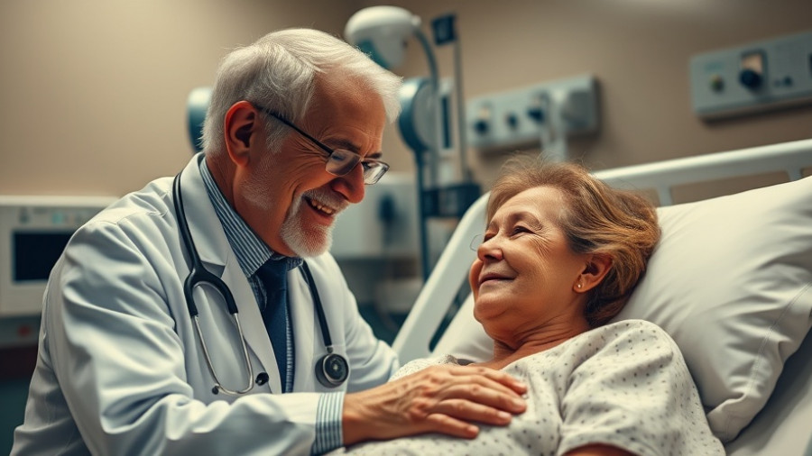 Doctor and patient discussing innovative health technology.