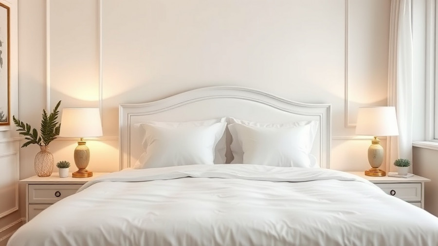 Cozy guest bedroom setup with a comfortable bed and soft lighting.