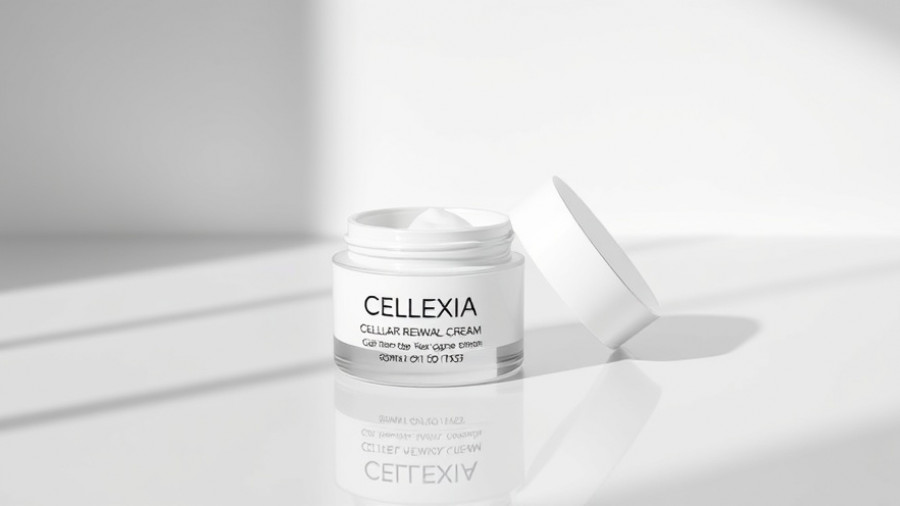 Cellexia Cellular Renewal Cream jar with lid on white background.