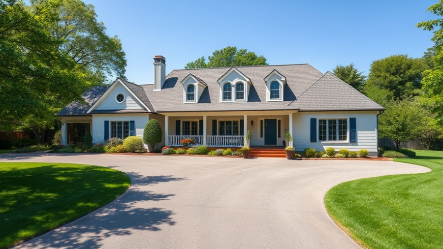 Charming suburban house showcasing marketing tips for realtors.