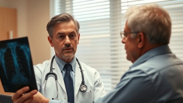Doctor and patient discussing prostate health for men over 40.