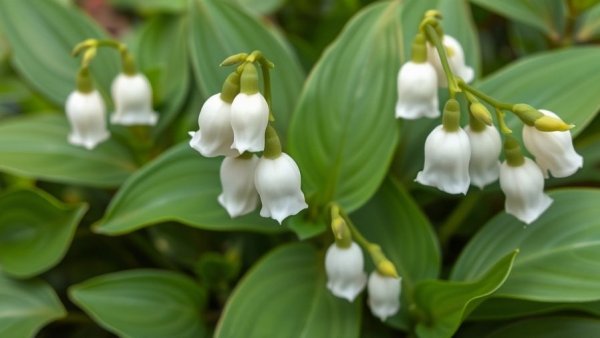 Close-up of Solomon's seal in garden. Learn how to grow Solomon's seal.