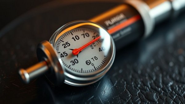 Close-up of a mercury thermometer on a dark surface; kids' fevers at night.