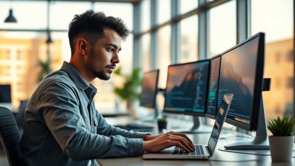 Man in office facing potential sitting disease health effects.