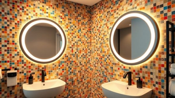 Modern bathroom design trends for 2026 with unique features and materials.