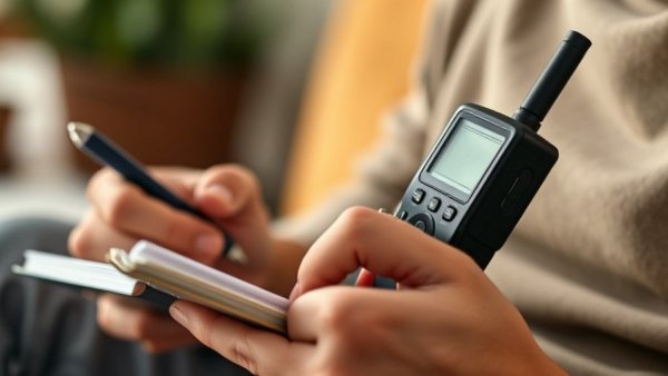 Person preparing notes for pitching to health publications.