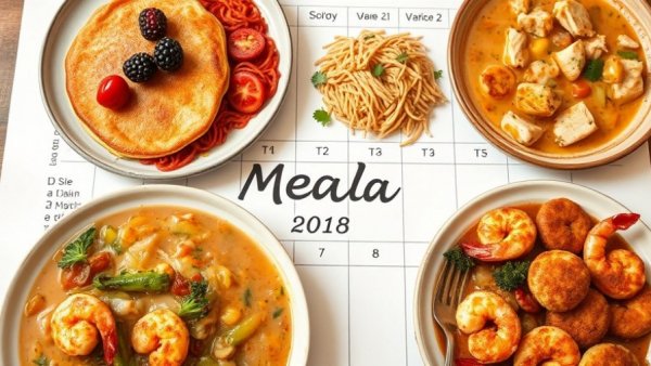 Meal planning grid with diverse dishes for January 26, 2026.