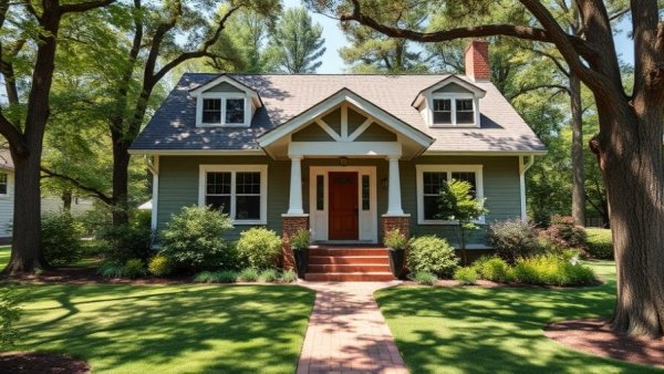 Charming craftsman style house for mortgage buydown information.