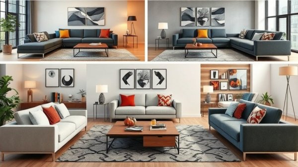 Modern sofas showcasing latest trends in sofa designs.