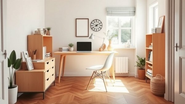 Creating Perfect Study Nook with Scandinavian design and cozy elements.