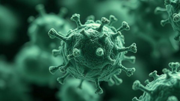 Microscopic view of bacteria illustrating antibacterial resistance