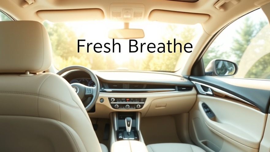Fresh Breathe: A spotless car interior with gleaming surfaces and soft sunlight.