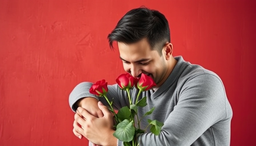 Couple embracing with a rose, Valentine’s Day gifts for her.