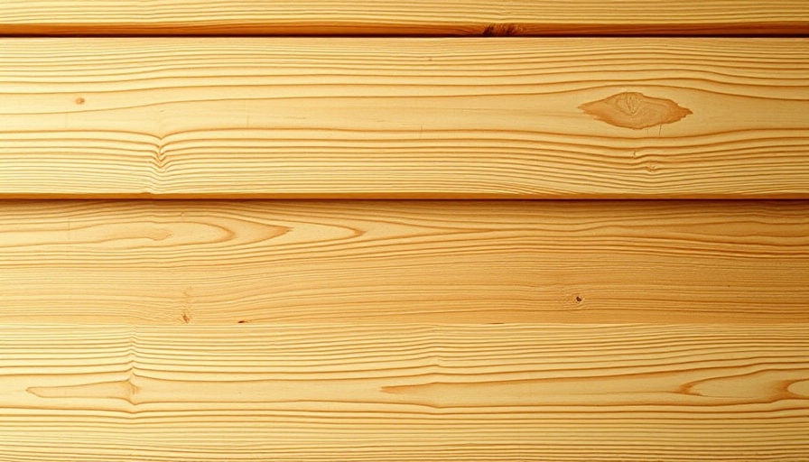 Close-up of Finger-Jointed Western Red Cedar siding.