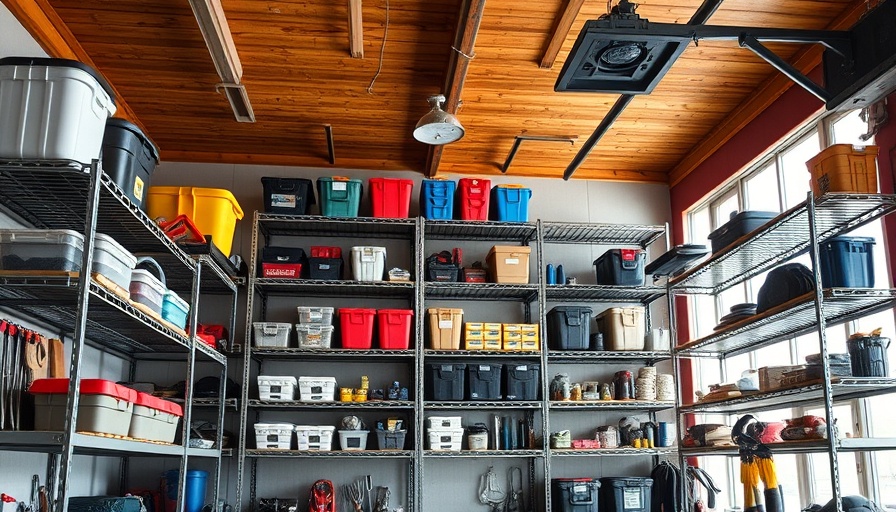 Cheap and cost-effective garage shelf, organized and efficient storage.