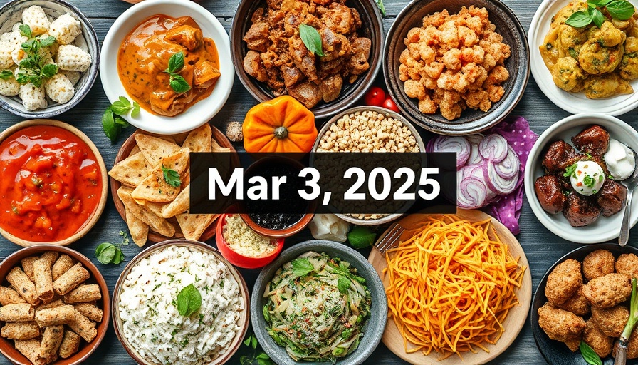 Weekly meal plan March 2025 featuring vibrant dish collage.