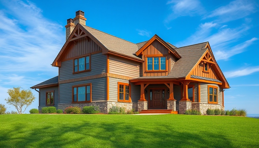 Elegant house with nuanced siding, Masonite siding advantages highlighted.